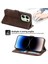 Xiaomi Redmi Not 13 Için Flip Case 4g Kabartmalı Darbeye Çoklu Kredi (Yurt Dışından) 5