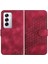 Oppo Flip 12 5g Geometrik Desen Flip Iş Pu Deri Için Flip Case (Yurt Dışından) 1