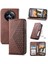 Realme 12 5g El Kayışı Standı Için Flip Case Günlük Kullanım Eşkenar Dörtgen Şekli Cüzdan (Yurt Dışından) 2
