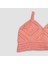 El Örgüsü Crop Büstiyer Bikini Üstü Motif - Pembe 2