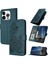 Kart Yuvası Standı ile IPhone 16 Pro Için Flip Case Pu Deri Manyetik Kapak (Yurt Dışından) 1