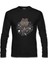 Örümcekler ve Yarasa Siyah Erkek Sweatshirt 1
