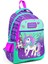 Mor Su Yeşili Unicorn Desenli 3’lü Okul Çanta 4