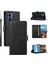 Motorola Moto G14 Kickstand Üç Kart Yuvaları Şok Için Flip Case (Yurt Dışından) 1