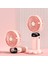 Dijital Ekran Katlanır Aromaterapi Fanı 4000MAH N15 Pembe (Yurt Dışından) 2