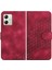 Motorola Moto G54 5g Manyetik Kart Tutucu Geometrik Desen Pu (Yurt Dışından) 1