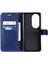 Kart Yuvası Iş ile Huawei P50 Pro Klasik Düz Renk Için Flip Case (Yurt Dışından) 4