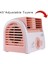 30W Türbin Bıçaksız Mini Masaüstü Sessiz Fan Pembe (Yurt Dışından) 4