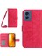 Motorola G Play 4g 2024 ile Uyumlu Kabartmalı Ayçiçeği Cüzdanlı Uzun Çıkarılabilir Askılı ve Manyetik Kart Tutuculu Telefon Kılıfı (Yurt Dışından) 1