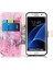Samsung Galaxy S7 Kenar Tam Koruma Için Flip Case Mermer Desen Pu (Yurt Dışından) 2