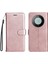 Kart Yuvası Klasik Düz Renk Iş ile Huawei Mate 60 Için Flip Case (Yurt Dışından) 4