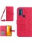 Tcl 30 Se ile Uyumlu Kabartmalı Ayçiçeği Cüzdanlı Uzun Çıkarılabilir Askılı ve Manyetik Kart Tutuculu Telefon Kılıfı (Yurt Dışından) 1