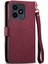 Realme Not Için Flip Case 50 Deri Kılıf Aşk Cüzdan Fermuar Darbeye (Yurt Dışından) 5