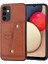 Samsung Galaxy A34 5g Kickstand Buit Için Cüzdan Kılıf Demir Kart Tutucu (Yurt Dışından) 1