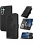 Samsung Galaxy M15 Flip Folio Kitap Için Flip Case Kart Yuvası Standı ile Pu (Yurt Dışından) 1