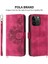 Iphone 14 Için Flip Case Pro Max Darbeye Çoklu Kredi Kartı Yuvaları (Yurt Dışından) 5