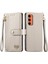 Samsung Galaxy C55 5g Için Flip Case Cüzdan Aşk Deri Kılıf Fermuar (Yurt Dışından) 1
