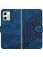 Motorola Moto G54 5g Manyetik Kart Tutucu Geometrik Desen Pu (Yurt Dışından) 1