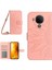Nokia 5.4 ile Uyumlu Kabartmalı Ayçiçeği Cüzdanlı Uzun Çıkarılabilir Askılı ve Manyetik Kart Tutuculu Telefon Kılıfı (Yurt Dışından) 1