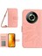 Realme 11 Pro ile Uyumlu Kabartmalı Ayçiçeği Cüzdanlı Uzun Çıkarılabilir Askılı ve Manyetik Kart Tutuculu Telefon Kılıfı (Yurt Dışından) 1