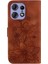Motorola Moto Kenar 50 Pro Manyetik Kickstand Kabartmalı Zambak Için Flip Case (Yurt Dışından) 5