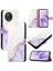 Infinix Not 12 Pro 4g Cüzdan Pu Deri Mermer Desen Kickstand Için Kılıf (Yurt Dışından) 1