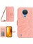 Nokia 1.4 ile Uyumlu Kabartmalı Ayçiçeği Cüzdanlı Uzun Çıkarılabilir Askılı ve Manyetik Kart Tutuculu Telefon Kılıfı (Yurt Dışından) 1