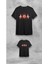 Bisiklet Yaka Baskılı Siyah T-Shirt 2