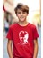 23 Nisan 29 Ekim 10 Kasım 19 Mayıs Gösteri Kostüm Atatürk Baskılı Kırmızı Çocuk T-Shirt/tişört 1