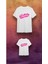 Bisiklet Yaka Barbie Baskılı Beyaz T-Shirt 2
