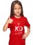 23 Ni?san Cumhuriyetimizin 100. Yılına Özel Atatürk Silüeti Baskılı Kırmızı Çocuk T-Shirt/tişört 2
