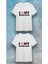 Unisex Bisiklet Yaka Kısa Kol Love Girlfriend Baskılı Pamuklu T-Shirt 1