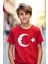 23 Nisan 29 Ekim 10 Kasım 19 Mayıs Gösteri Kostüm Ayyıldız Baskılı Kırmızı Çocuk T-Shirt/tişört- 1