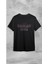 Bisiklet Yaka Şeker Darlandum Yazı Baskılı Siyah T-Shirt 1
