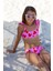 Askılı Fırfır Detaylı Kalp Desenli 50UV Kız Çocuk Bikini Takımı BY NESSI BYRD 3