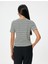 Kısa Kollu Tişört Bisiklet Yaka Slim Fit Kaşkorse 4
