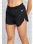 Tempo Luxe 3 Inch Running Shorts Black Fermuarlı Cepli Kısa Koşu Şortu Siyah 2