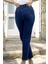 Mom Fit Jean Kadın Kot Pantolon Lacivert 3