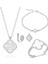 Yonca Beyaz Taşlı Takı Seti 2