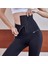 Gri Tarzı L Boyutu Kadın Yüksek Bel Eğitim Tayt Vücut Şekillendirici Dikişsiz Slim Fit Bacak Kanca Şınav Egzersiz Spor Koşu Pantolonu (Yurt Dışından) 4