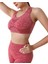 Kırmızı Stil M Boyutu Kadın Koşu Eğitim Kıyafetleri Polyester Dikişsiz Yoga Üst Şort Taşınabilir Nefes Giyilebilir Elastik Darbeye Dayanıklı Spor Salonu Sporları Için (Yurt Dışından) 1