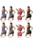 Kırmızı Stil M Boyutu Kadın Koşu Eğitim Kıyafetleri Polyester Dikişsiz Yoga Üst Şort Taşınabilir Nefes Giyilebilir Elastik Darbeye Dayanıklı Spor Salonu Sporları Için (Yurt Dışından) 5