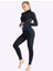 Mavi Stil Xl Boyutu Kadın Dikişsiz Yoga Seti 2 Parça Parça Bayan Zip Aktif Giyim Uzun Kollu + Tayt Aktif Giyim Spor Giyim S-Xl Boyutları (Yurt Dışından) 1