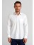 Regular Fit Beyaz Basic Klasik Erkek Gömlek GM23K232071_D01 1