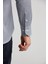Regular Fit Paşa Yaka Desenli Gri Erkek Gömlek GM23K232040_D55 5