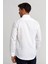 Modern Fit Paşa Yaka Düğmeli Beyaz Spor Erkek Gömlek GMARS0422301213_D01 2