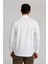 Regular Fit Paşa Yaka Beyaz Spor Basic Erkek Gömlek GM23K232067_D01 2