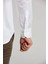 Regular Fit Paşa Yaka Beyaz Spor Basic Erkek Gömlek GM23K232067_D01 3
