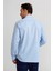 Regular Fit Mavi Basic Klasik Erkek Gömlek GM23K232073_D35 2