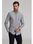 Modern Fit Gizli Düğmeli Siyah Spor Erkek Gömlek GMARS0122300206_D99 4